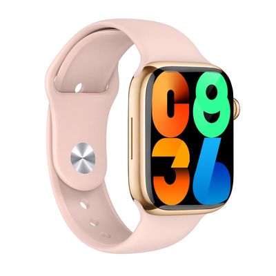 Zinc Alloy Silicone Ladies Smart Wrist Watch With Telephone Calls Rotate Button