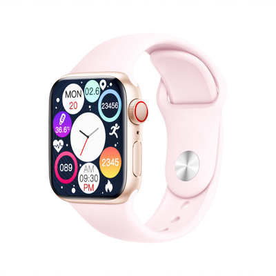 64MB Black Pink Bluetooth Smart Watch Call And Text Connect 1.9 Inch