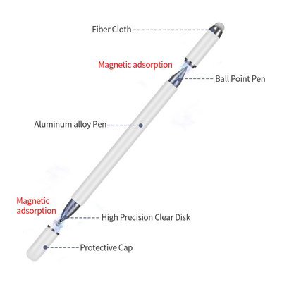 Refillable Electronic Disc Smart Stylus Pen For Laptop Phone