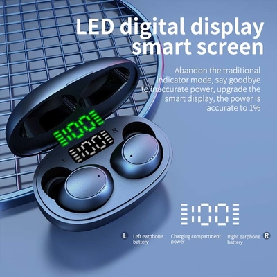 40H Battery Hifi Wireless Bluetooth Stereo Earbud For Music Sports Gaming