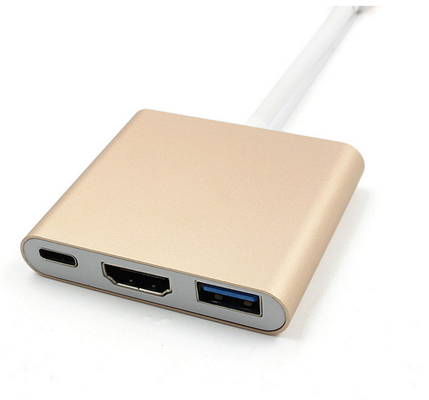 Type-C 3in1 Laptop Docking Station Displayport Usb Extension for 4 monitors